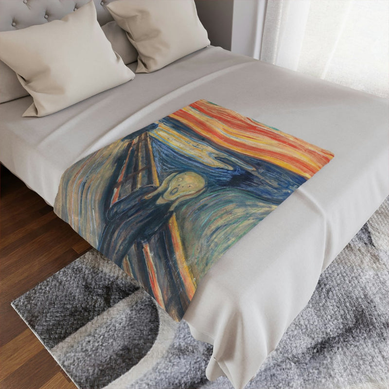 Iconic Painting on a Cozy Blanket - Edvard Munch's 'The Scream'
