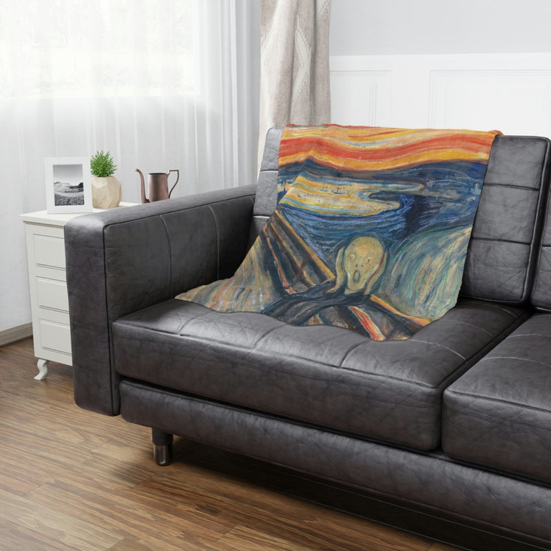 Luxury Art Blanket - Iconic Edvard Munch Painting