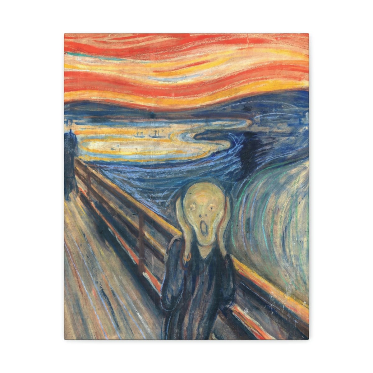 The Scream by Edvard Munch Painting Canvas Gallery Wraps