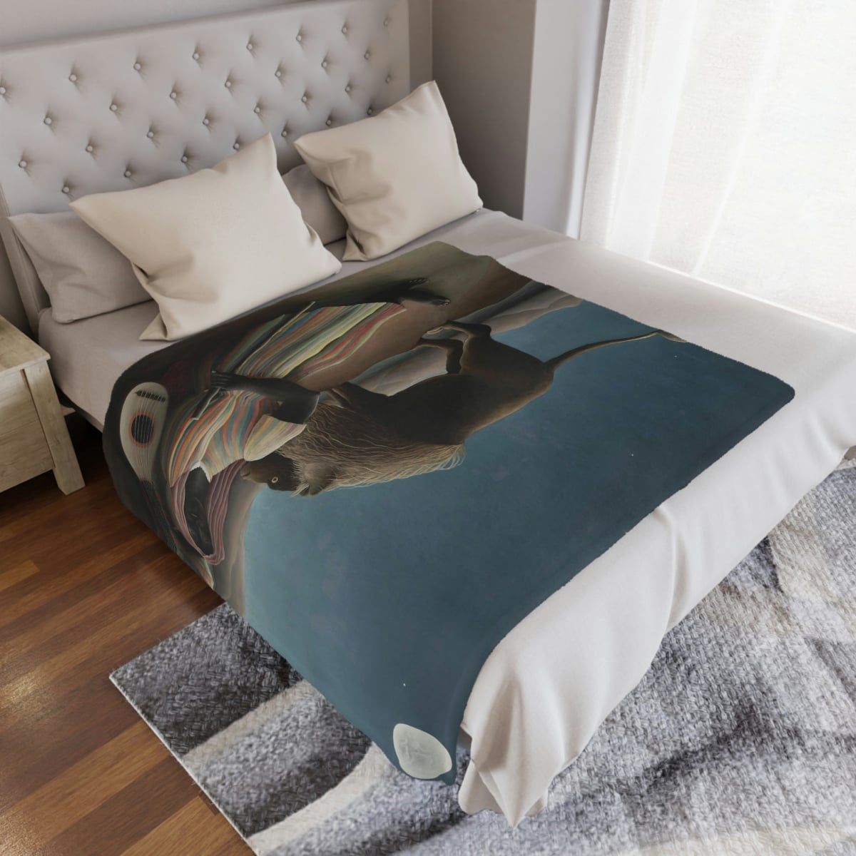 Soft and Luxurious Rousseau Art Blanket for Your Space