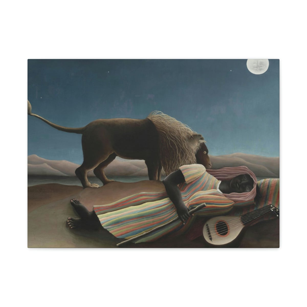 The Sleeping Gypsy Henri Rousseau Canvas Gallery Wraps
