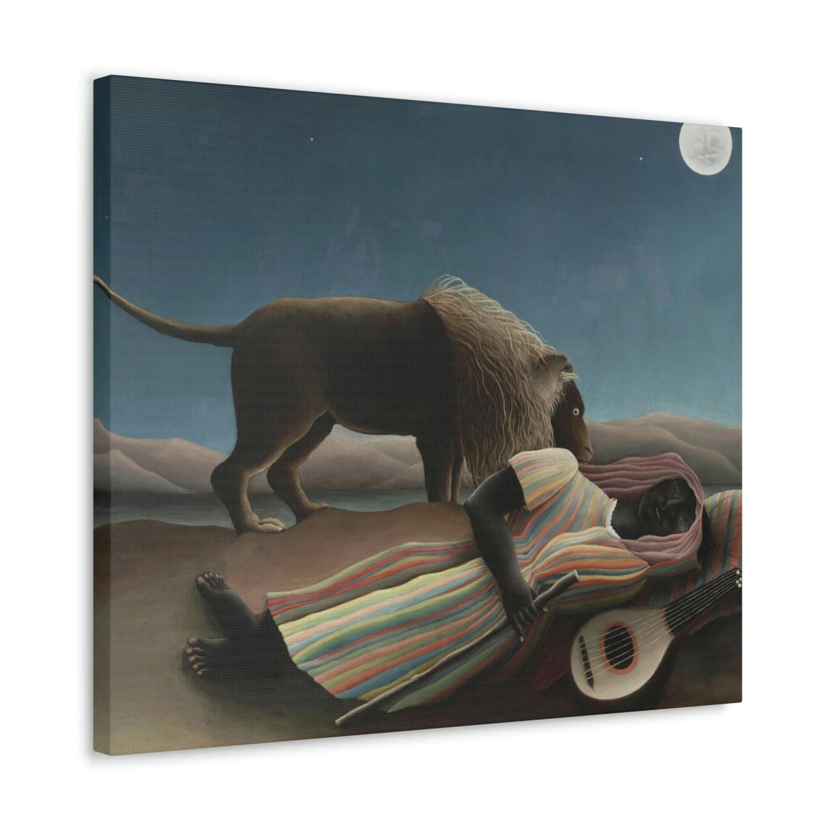 The Sleeping Gypsy Henri Rousseau Canvas Gallery Wraps