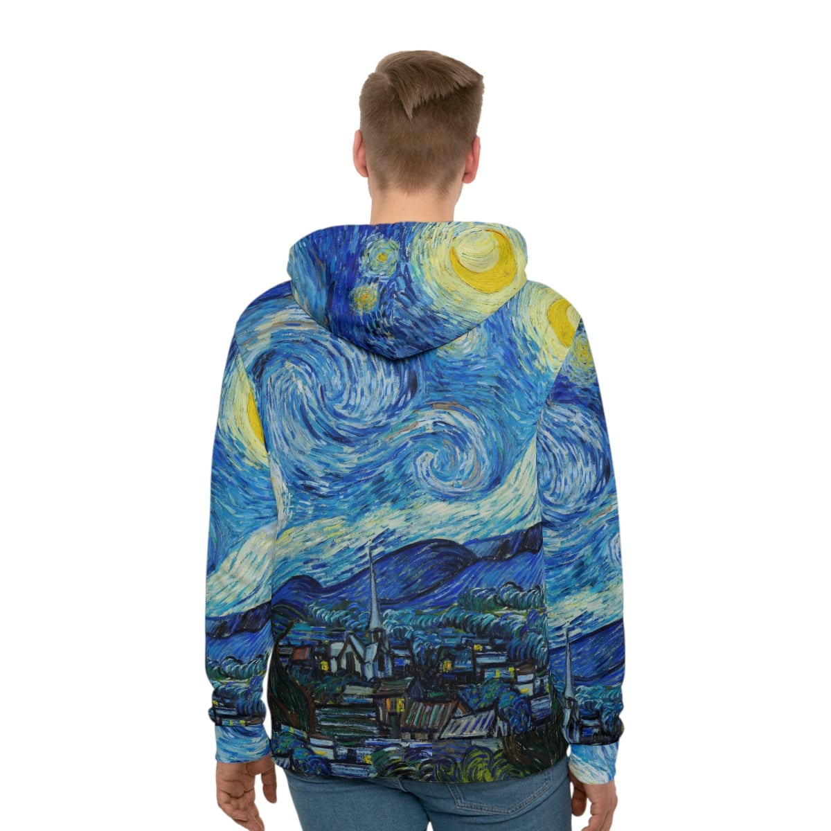 The Starry Night Van Gogh Art Hoodie