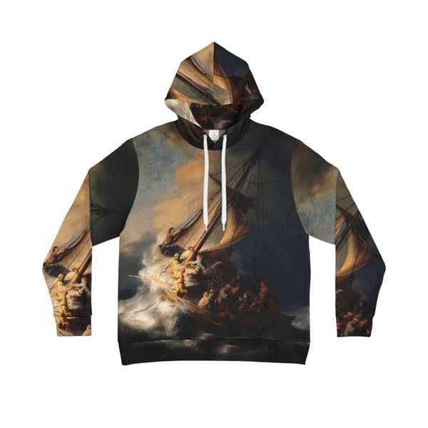 The Storm on the Sea of Galilee by Rembrandt Art Hoodie