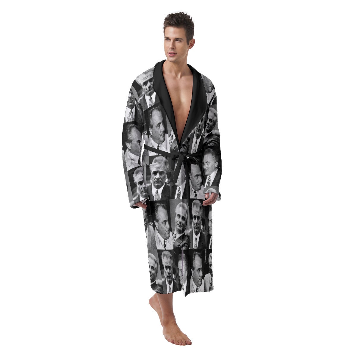 The Teflon Don John Gotti Gambino Family Heavy Fleece Robe