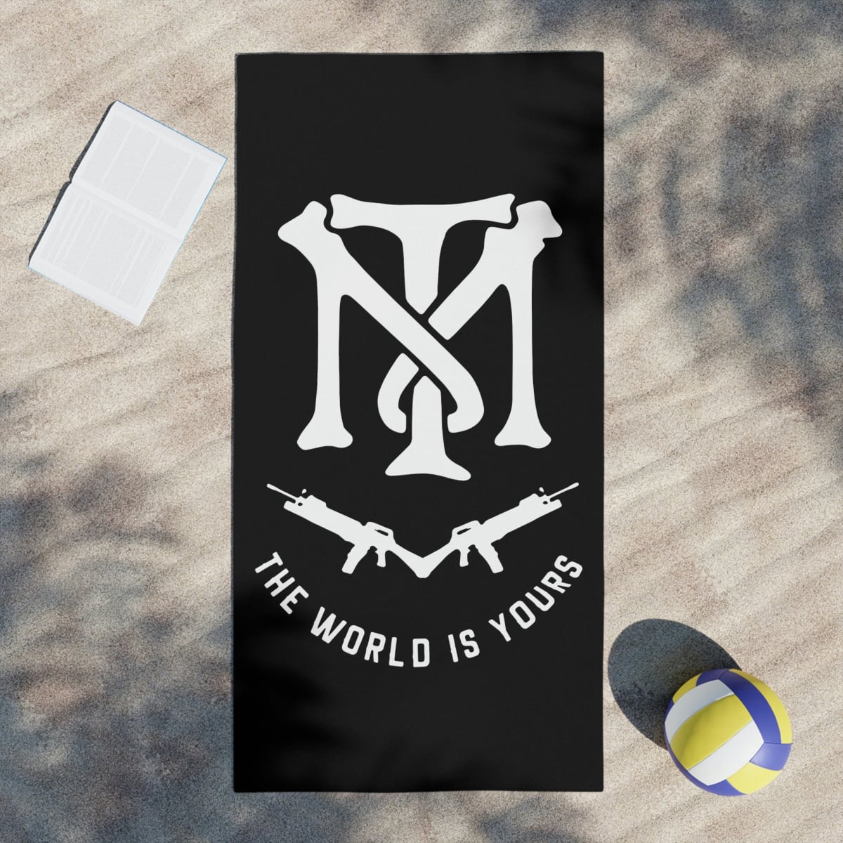 The World is Yours Beach Towels