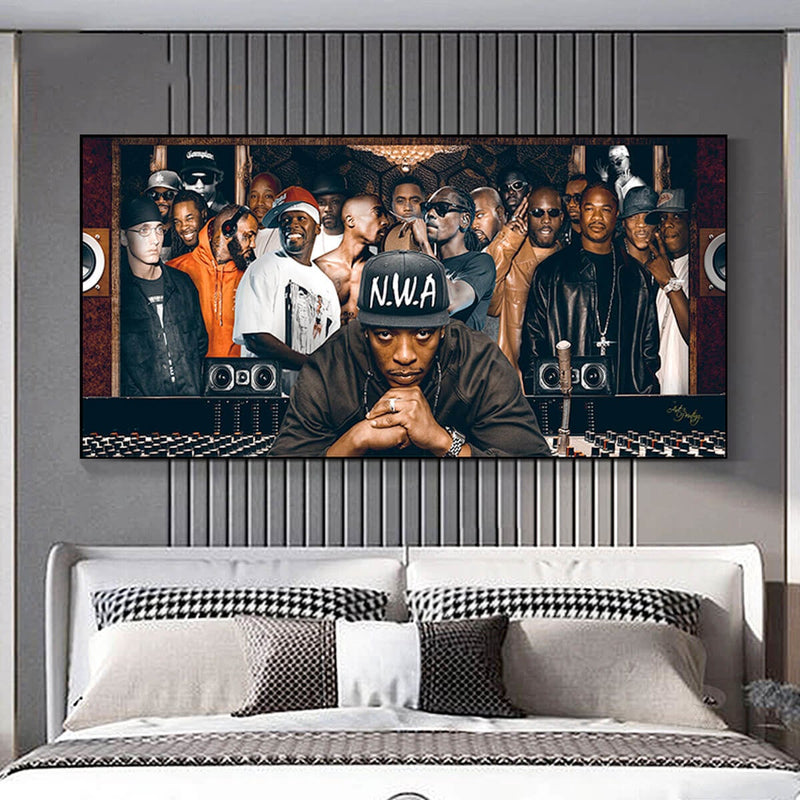 True Legends of Rap Hip Hop Singers Party Art Canvas Painting Print Wall Art