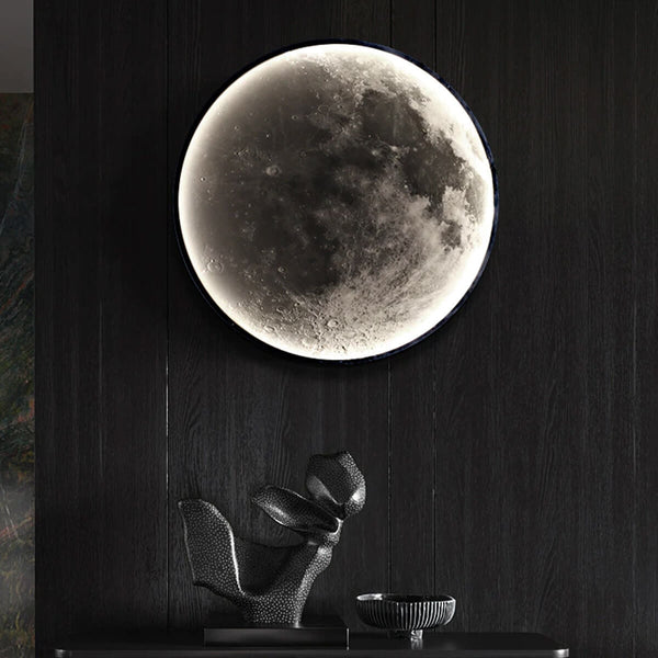 Universe Simple Bedside Lunar Wall Lamp Moon Home Decor Space Interior