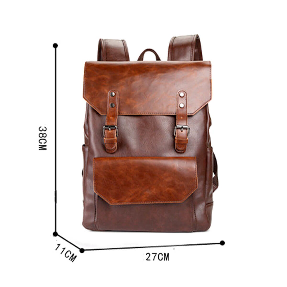Urban Leather High-Quality Laptop Backpack