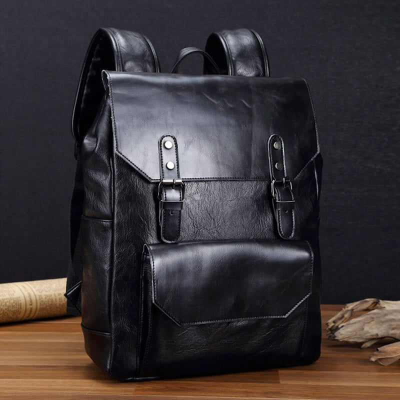 Urban Leather High-Quality Laptop Backpack – The Mob Wife