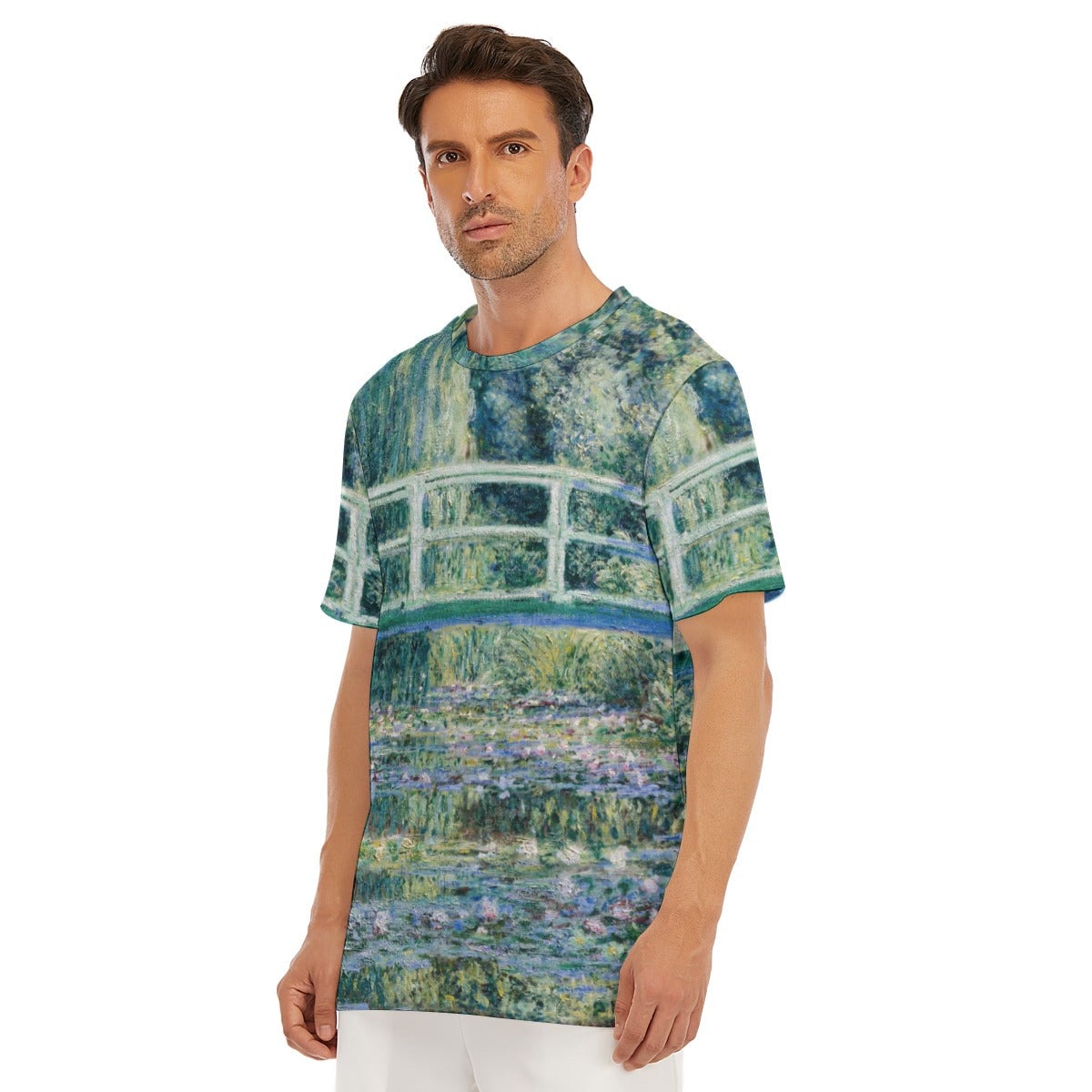 Water Lilies and Japanese Bridge by Claude Monet T-Shirt