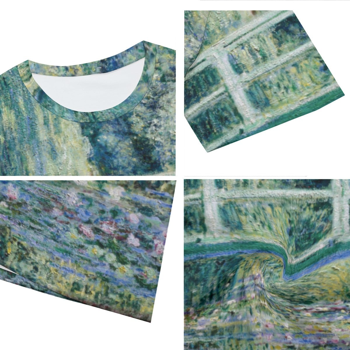 Water Lilies and Japanese Bridge by Claude Monet T-Shirt