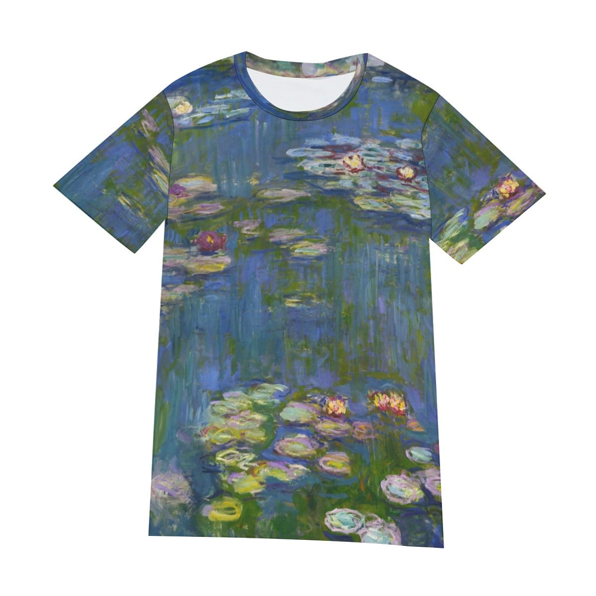 Water Lilies by Claude Monet T-Shirt - Famous Painting Tee