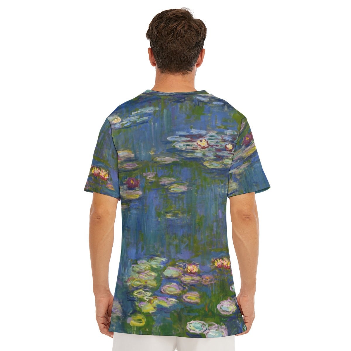 Water Lilies by Claude Monet T-Shirt - Famous Painting Tee