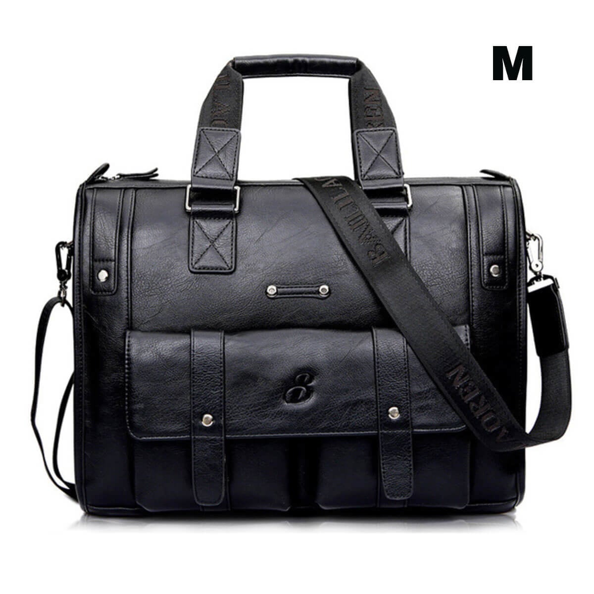 Waterproof Leather Shoulder Bag Business Travel Premium Briefcase