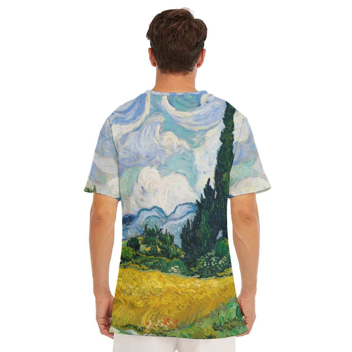 Wheat Field with Cypresses Van Gogh T-Shirt