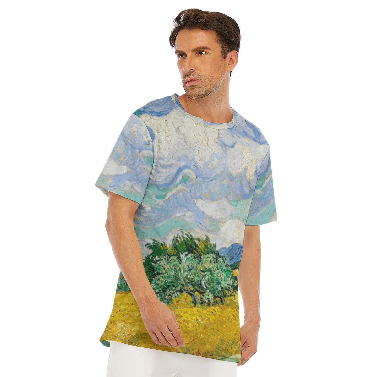 Wheat Field with Cypresses Van Gogh T-Shirt