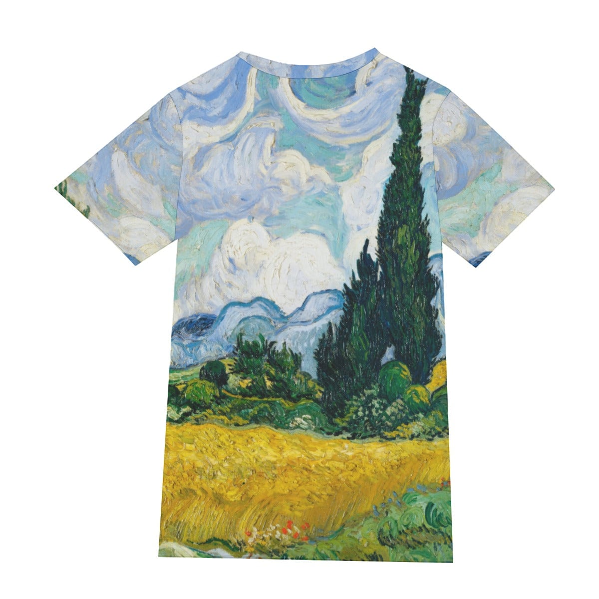 Wheat Field with Cypresses Van Gogh T-Shirt