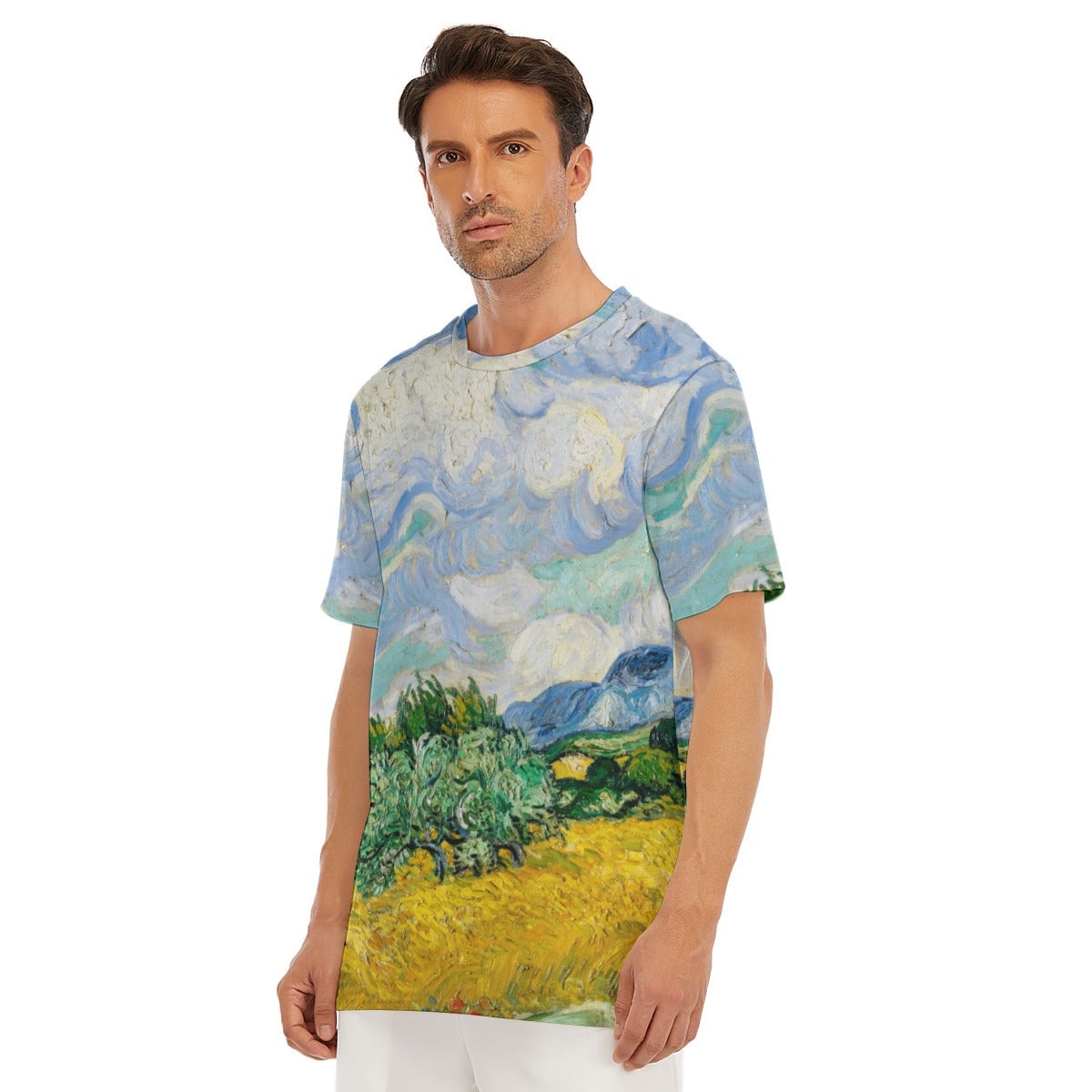 Wheat Field with Cypresses Van Gogh T-Shirt