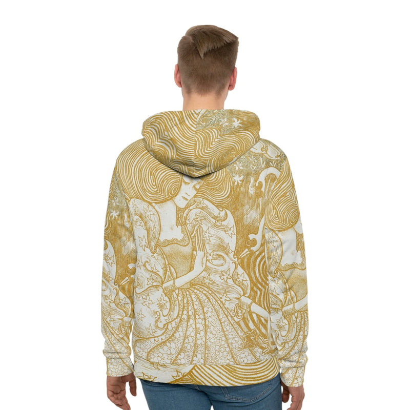 Woman with a Butterfly by Jan Toorop Painting Hoodie