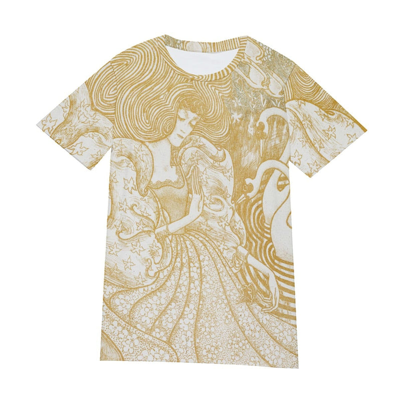 Woman with a Butterfly by Jan Toorop T-Shirt