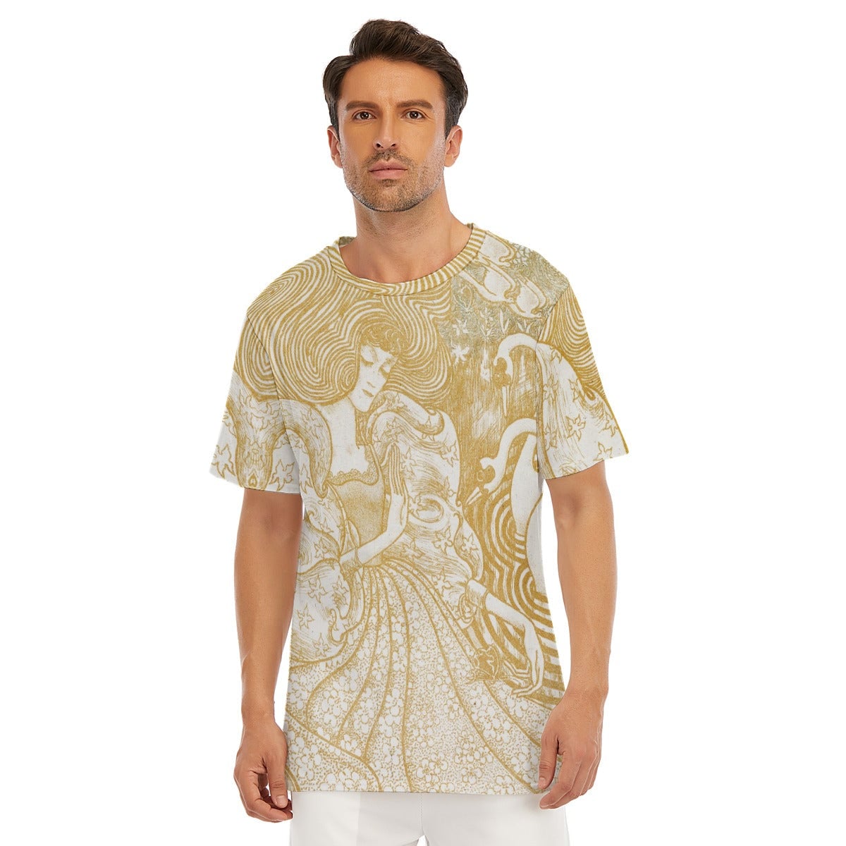 Woman with a Butterfly by Jan Toorop T-Shirt