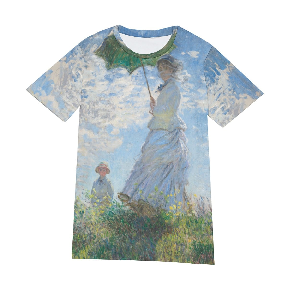 Woman with a Parasol Claude Monet T-Shirt